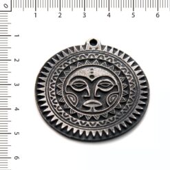 Medallon sol plata vieja