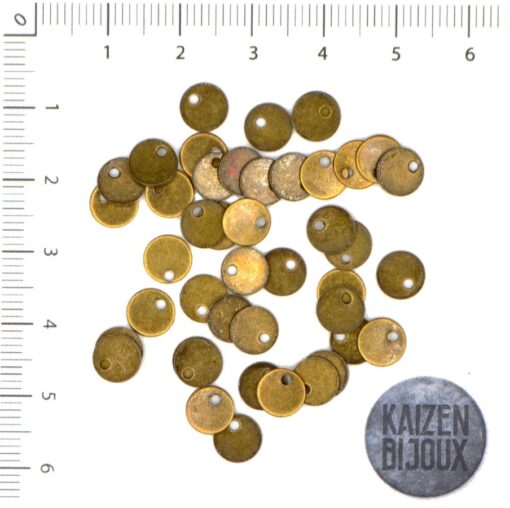 Moneda chapa bronce viejo