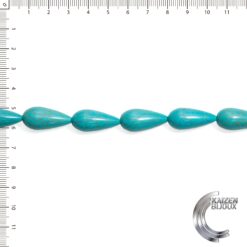 Piedras Reconstituidas Gota 12*25 Turquesa