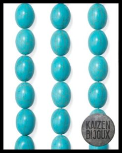 Piedras Reconstituidas Oval 10*14 Turquesa