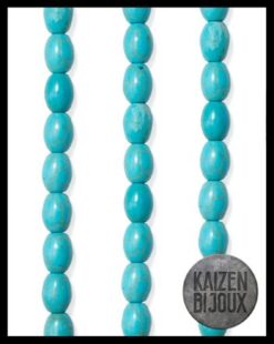 Piedras Reconstituidas Oval 8*10 Turquesa