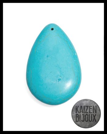 Piedras Reconstituidas Plana 35*56 Turquesa