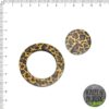 Pieza Animal Print Círculo x 2 madera