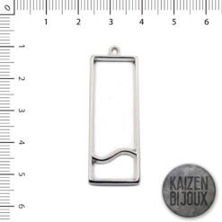Silueta Rectangulo con ola 45mm