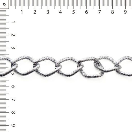 Rombo Labrada Aluminio Plateada