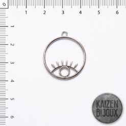 Silueta Circulo con ojo 28mm