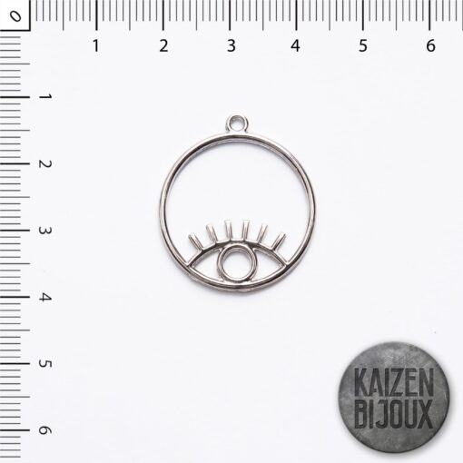 Silueta Circulo con ojo 28mm