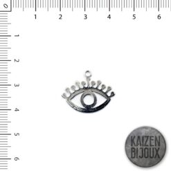 Silueta ojo turco con pestaña