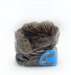 Símbolo Paz 22mm Bronce