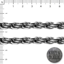 Tourbillon cerrada 1,8mm Plata vieja
