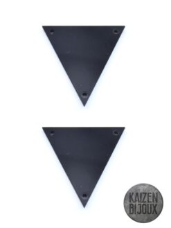 Triángulo 3cm c/3 agujeros